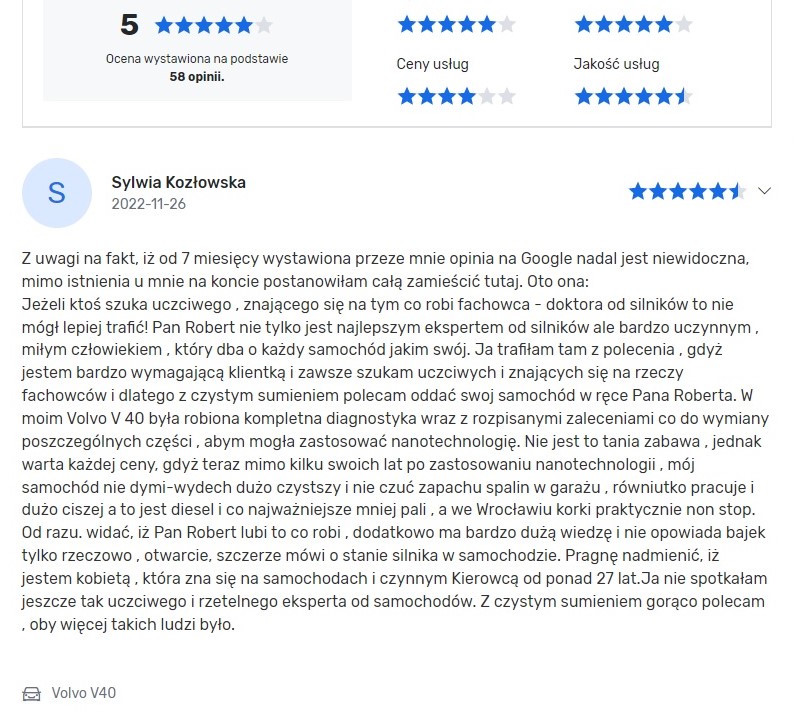 Opinia Pani Sylwia