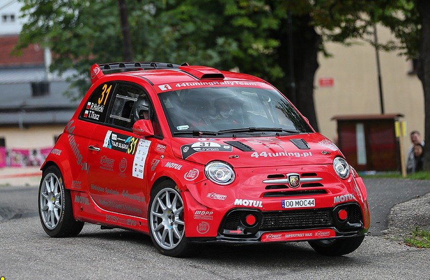 Rajd Sląska 2018 Abarth 500 SuperStreet Maxi